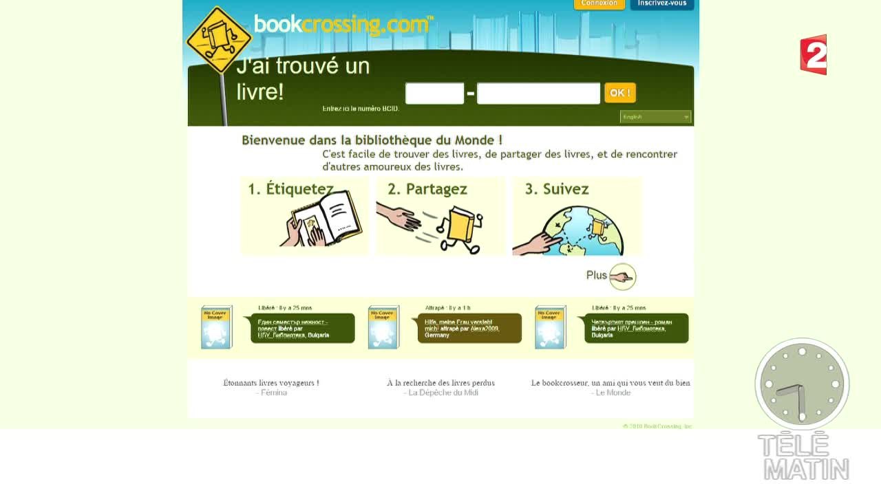 Le bookcrossing - 2015/07/17