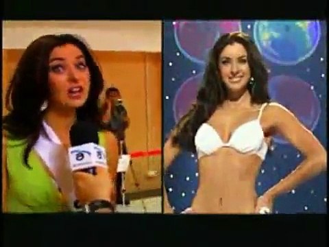 Natalie Glebova - Miss Universe 2005 Behind the Scenes (Detras de Camaras)
