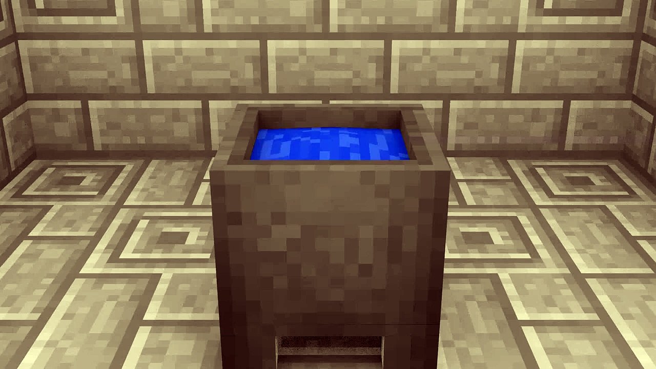 Minecraft waves blender animation