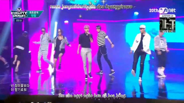 [Vietsub+Kara] 150716 Hot Like Fire - TEENTOP Mnet