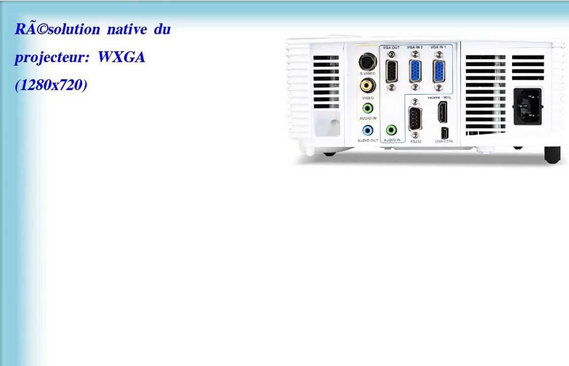 Acer H5380BD Vidéoprojecteur Mini USB B video Dailymotion