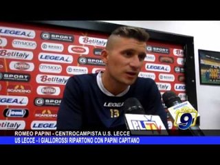 US LECCE | I giallorossi ripartono con Papini capitano
