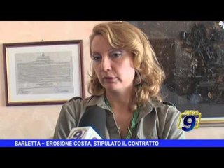 BARLETTA | Erosione costa, stipulato il contratto