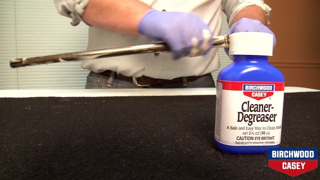 How To Blue a Gun using Birchwood Casey's Perma Blue Liquid Gun Blue Kit