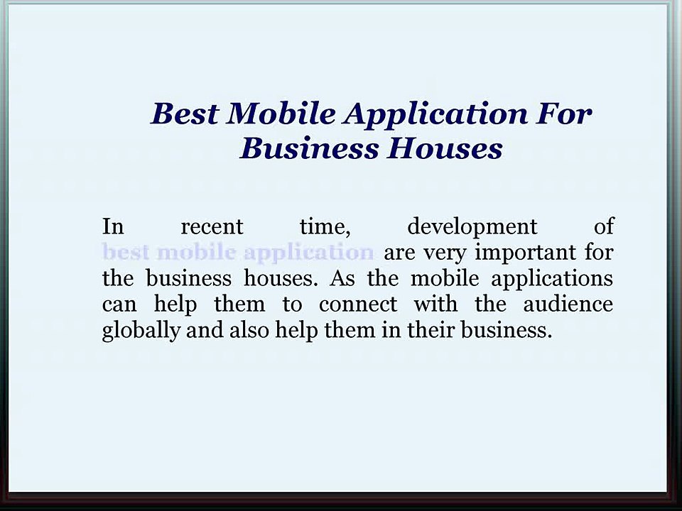 Necessity of Mobile Application in today's World