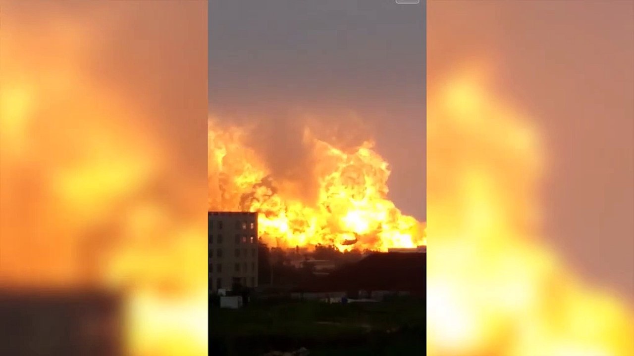Explosion terrible dans une usine pétrochimique de Chine