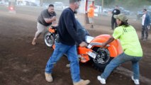 Extreme Top Fuel Motorcycle Dirt Drag Shoot Out!