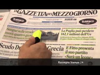 Rassegna Stampa 17 Luglio 2015