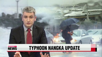 Typhoon Nangka makes landfall in southern Japan