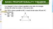 Basic Proportionality Theorem and Mid Point Theorem