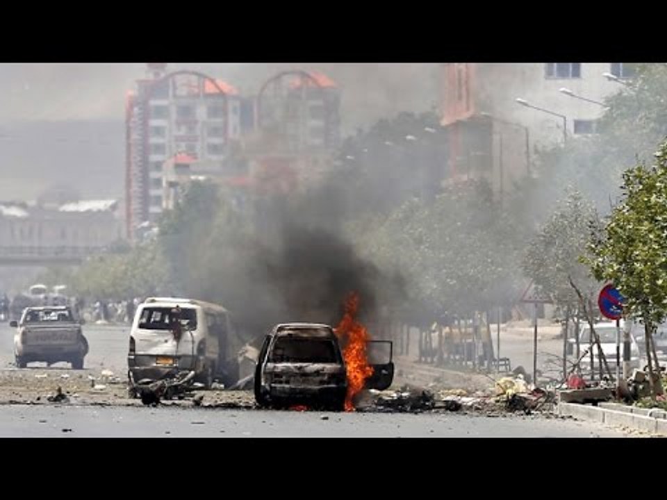 RAW: Taliban gunmen explode several bombs in Afghan Parliament in Kabul