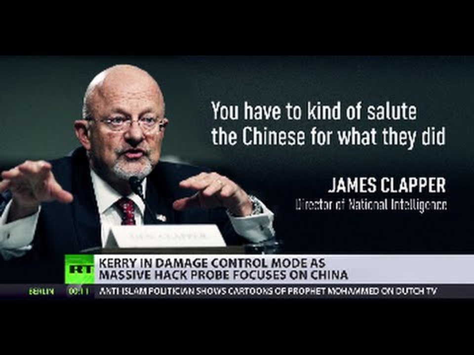 US intelligence suspects China of massive data breach