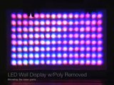 LED Wall Display with Polycarbonate removed