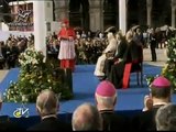 Il Papa a Milano. In Duomo, il benvenuto al Pontefice del Cardinale Angelo Scola