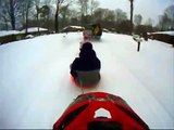 Extreme Truck Sledding with GoPro Helmet Cam