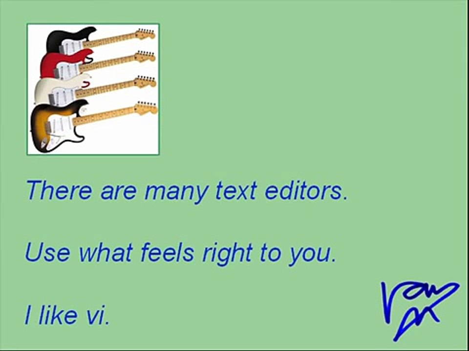 Lesson 2 - The vi Editor