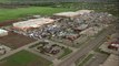 Aerial View Of EF5 Tornado's Path - Moore, OK 2013