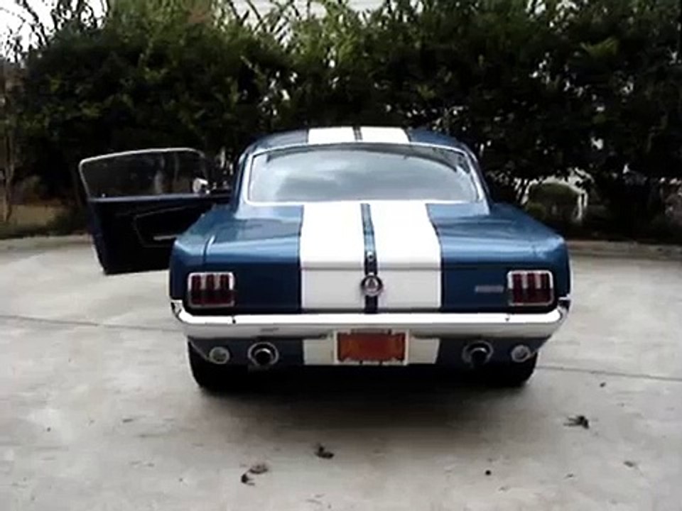 1965 Shelby Mustang GT350 "Car start on cold day - big cam idle"
