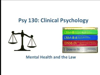 Psychology 130 - Lecture 20: Developmental Disorders I