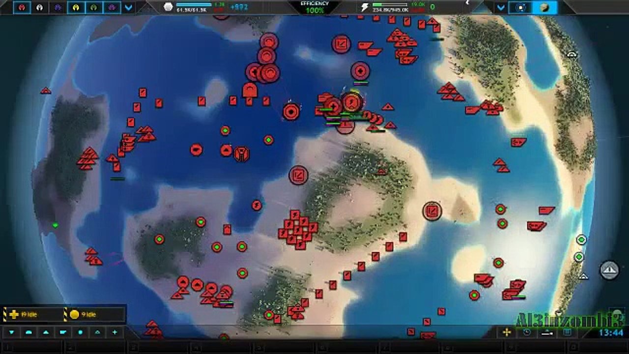 War on Earth-like planet l Planetary Annihilation