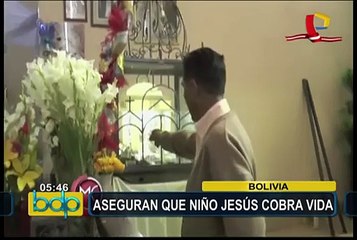 Bolivia: pobladores de localidad aseguran que estatuilla de niño Jesús ‘cobra vida’
