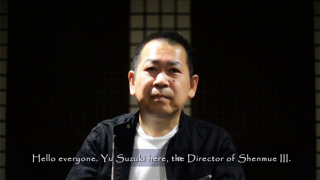 Shenmue 3 : le message de Yu Suzuki pour les dernières heures du Kickstarter