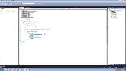 C# Beginners Tutorial - 9 - Switch Statements