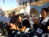 محمد عساف يغني مع الاسرى المحررين على شاطي بحر غزة