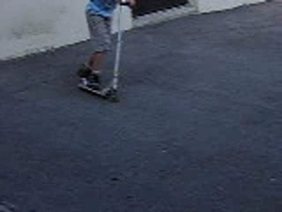 le saut du bâton + demi-tour