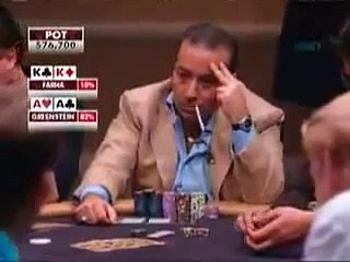 Sam Farha KK vs Barry Greenstein AA at HSP(the hold'em nightmare)