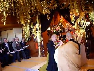 出家得度式　（剃髪・授直とつ）