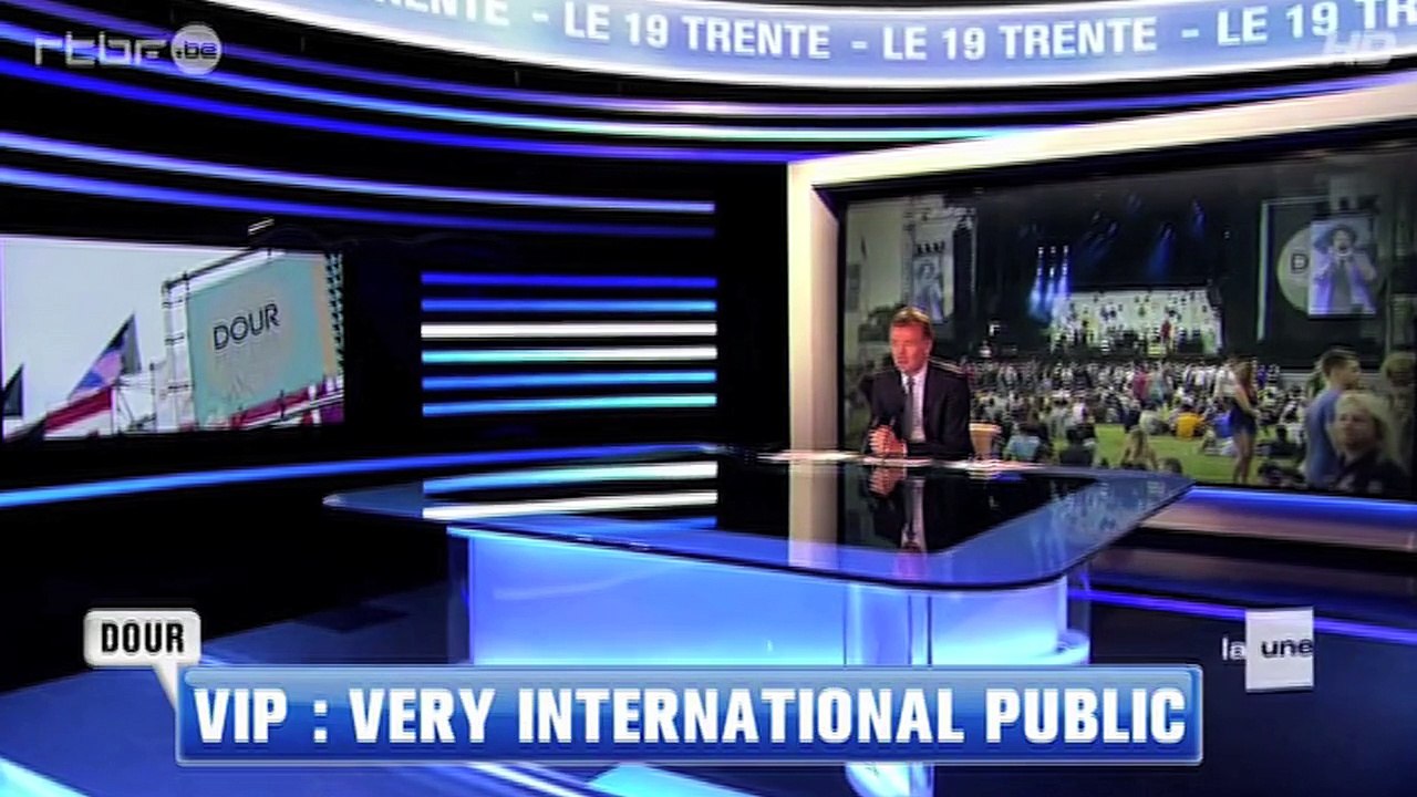 Drogue au festival de Dour : Malaise au JT belge