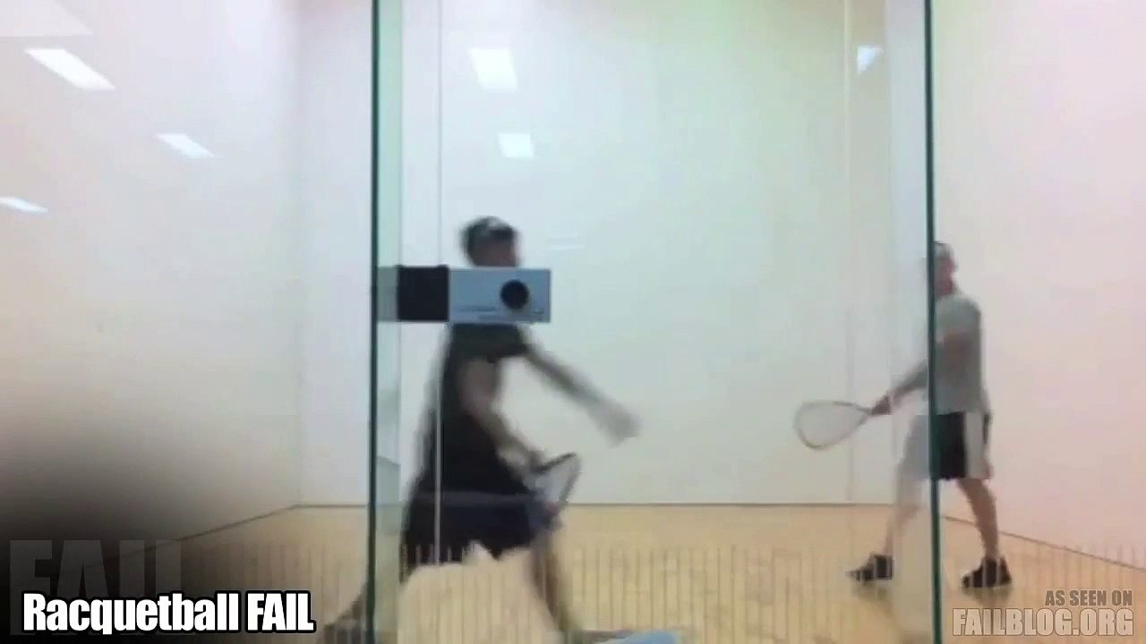 Racquetball FAIL Vidéo Dailymotion