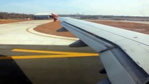 US Airways A319 take-off from Charlotte Douglas