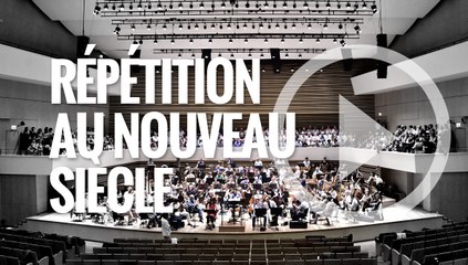 Concert de l'ONL au stade Pierre Mauroy: répétition au Nouveau Siècle
