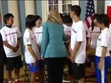Secretary Clinton Meets With Cal Ripken Jr. and Japanese Youth Baseball and Softball Players