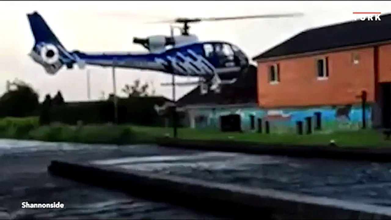 Helikopter parçalandı - Kazalar Videoları
