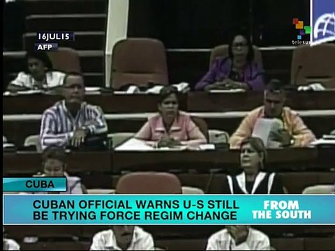 U.S. Still Seeks Regime Change, Cuban Official Warns