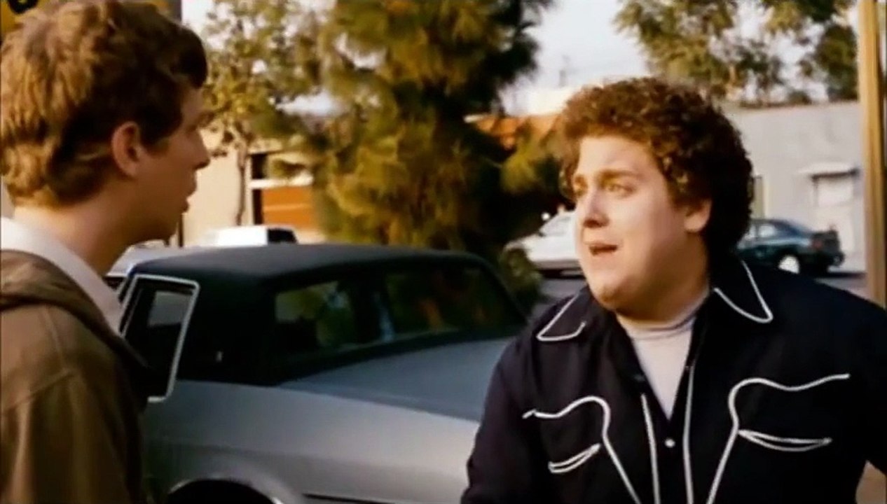 superbad seth gets hit by car