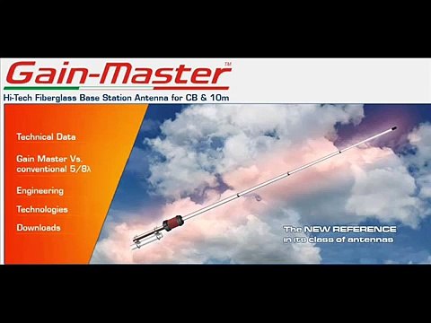 New Siro GAIN MASTER CB Antenna - Die neue Sirio GAIN MASTER CB Funkantenne