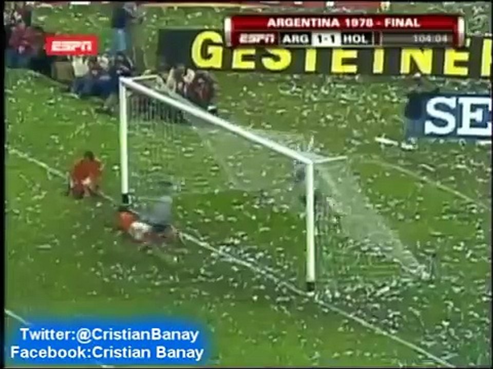 Argentina 3 Holanda 1 (Relato Jose Maria Muñoz) Mundial Argentina 1978 Los goles Argentina Campeon