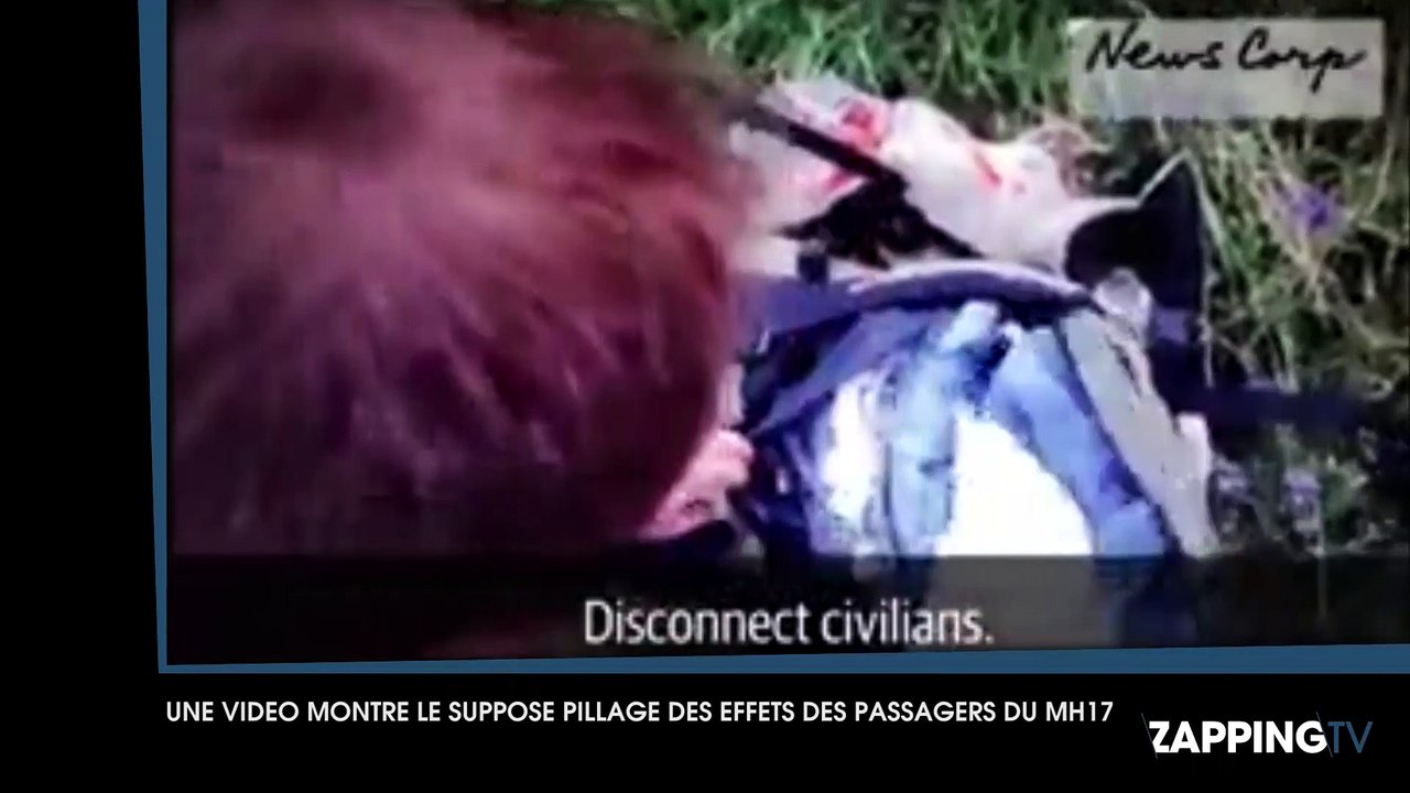 Vol MH17 : Une vidéo du pillage supposé des effets des passagers dévoilée