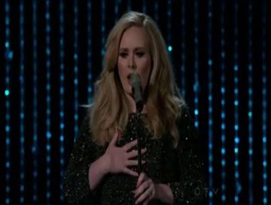 Skyfall ( Extreme Ways ) - Adele ft, Moby Live at Oscar 2013
