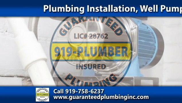 Well Pump Services Cary, NC - Guaranteed Plumbing