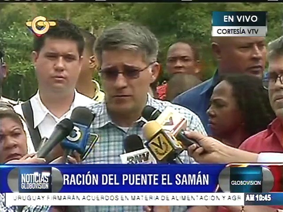 Inauguran puente El Samán