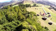 Le plus long toboggan aquatique du monde ce trouve en Nouvelle-Zélande