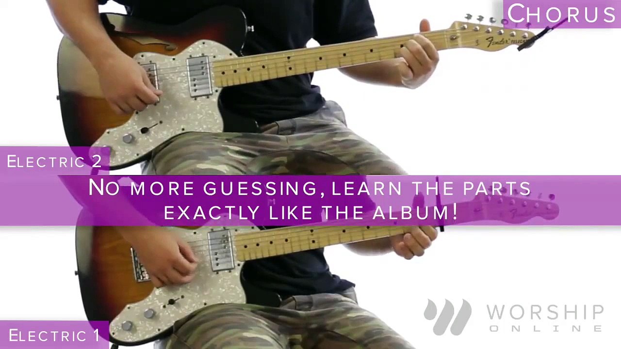 Here Now (Madness) - Hillsong United - Electric And Acoustic Guitar Tutorial