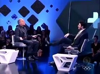 Justus se irrita com Danilo Gentili em programa