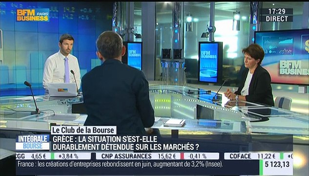 Le Club de la Bourse: Véronique Riches-Flores, Gilles Mainard et Alexandre Baradez - 17/07