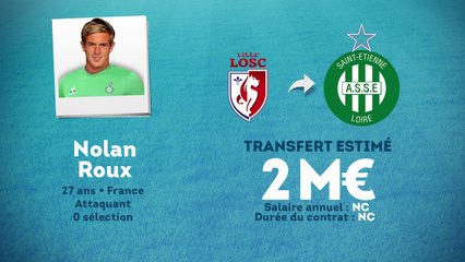 Officiel : Nolan Roux quitte Lille et s'engage avec l'ASSE !